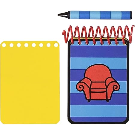 Handcrafted Handy Dandy Josh Notebook With Crayon, 50 Yellow Pages, And Dry Erase Page