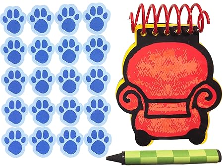 Handcrafted Handy Dandy inspired Notebook with 120 clue stickers and 1 black crayon"JOE"